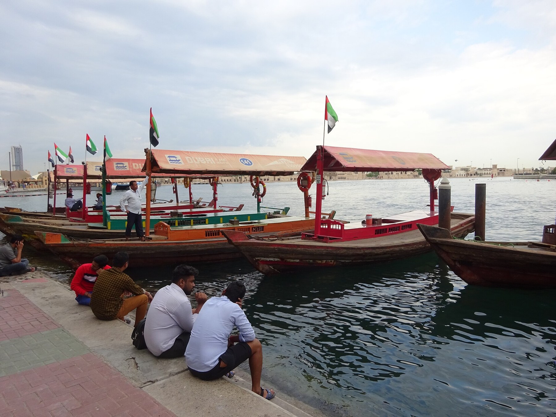Abra ferry boats on Dubai Creek